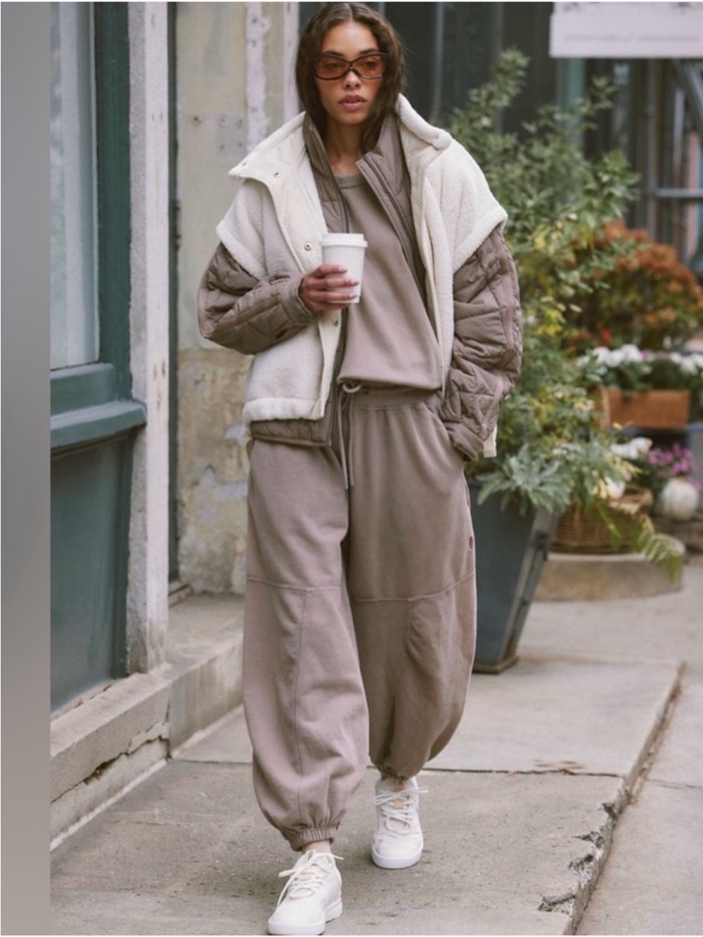 Free People, FP Movement Throw and Go Onesie Jumpsuit, Jogger, Size L - Picture 2 of 6